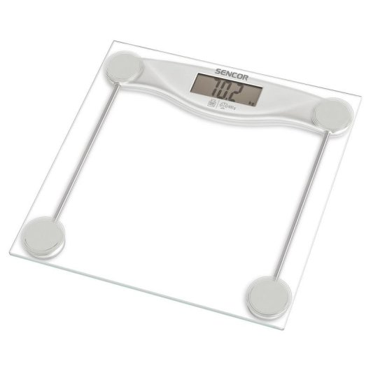 Pèse Personne Électronique Sencor SBS 113SL Jusqu'à 150Kg Précision 100g Écran LCD