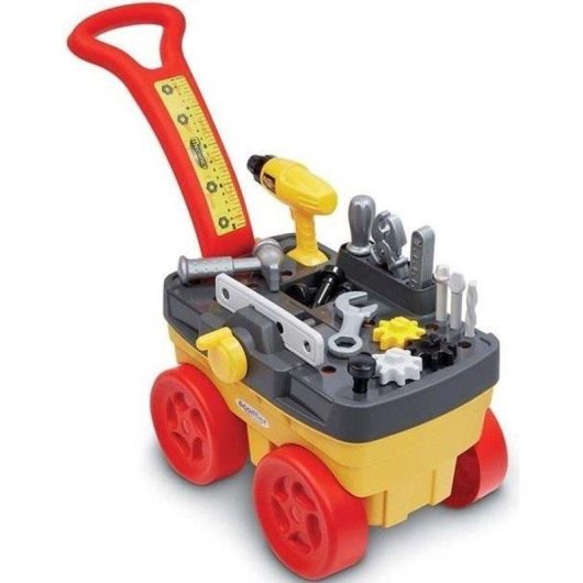 Carrello Attrezzi Ecoiffier Mechanics 19 Pezzi Banco Lavoro