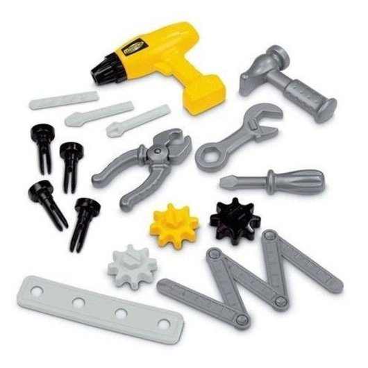 Carrello Attrezzi Ecoiffier Mechanics 19 Pezzi Banco Lavoro