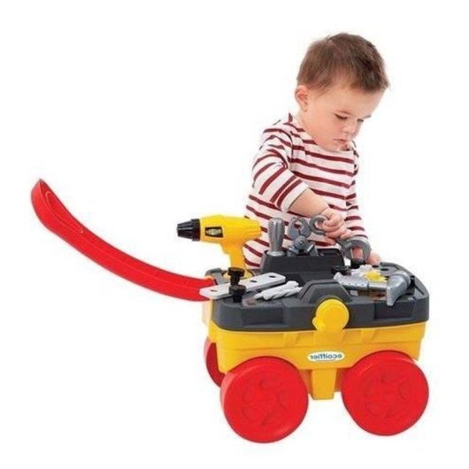 Carrello Attrezzi Ecoiffier Mechanics 19 Pezzi Banco Lavoro