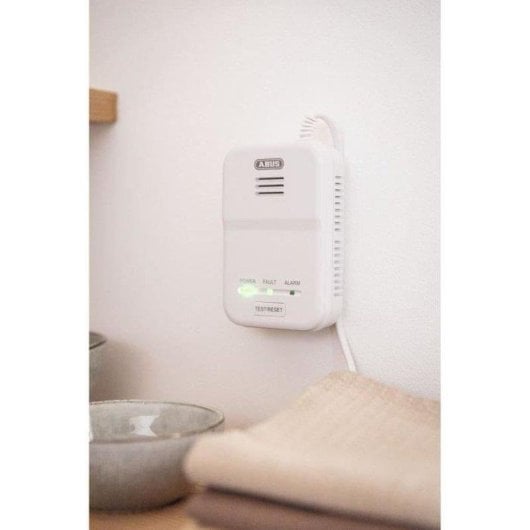 Rauch- und Gasmelder Abus Gwm100me Methan Alarm 85 dB Vernetzbar bis 10 Geräte