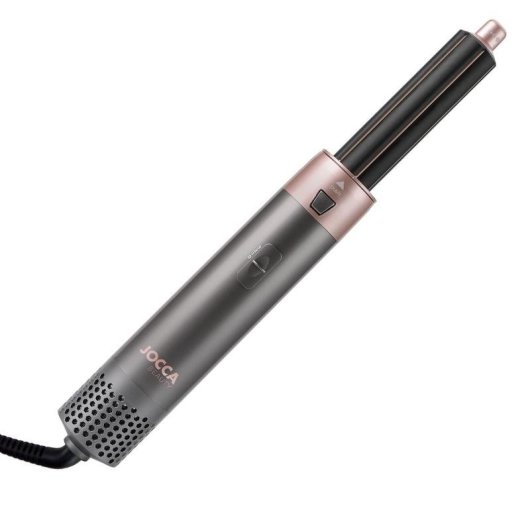 Spazzola Modellante Multifunzione Jocca 2412 1000W Ceramica 3 Temperature 5 Accessori Nero