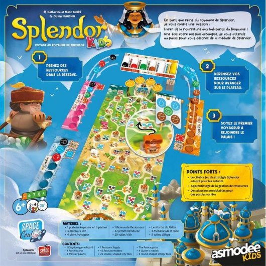 Juego de mesa Asmodee Splendor Kids Infantil 2-4 jugadores 20 min