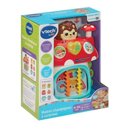Casa de setas interactiva VTech Baby con clasificador de formas y sonidos