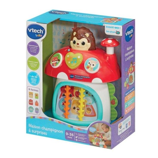 Casa de setas interactiva VTech Baby con clasificador de formas y sonidos