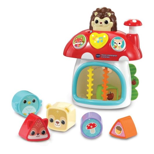 Casa de setas interactiva VTech Baby con clasificador de formas y sonidos