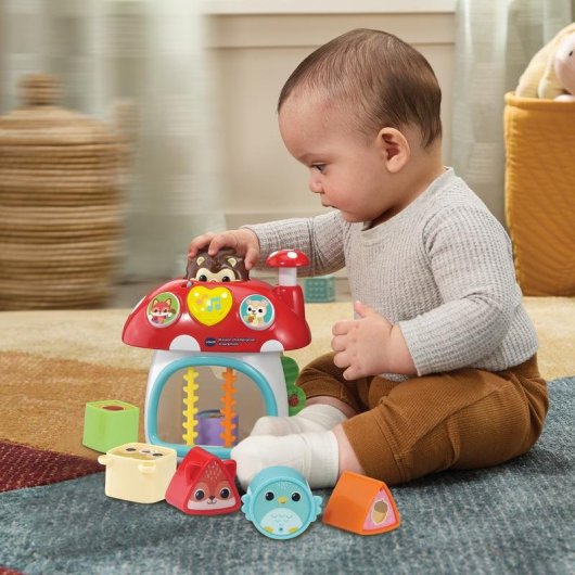 Casa de setas interactiva VTech Baby con clasificador de formas y sonidos