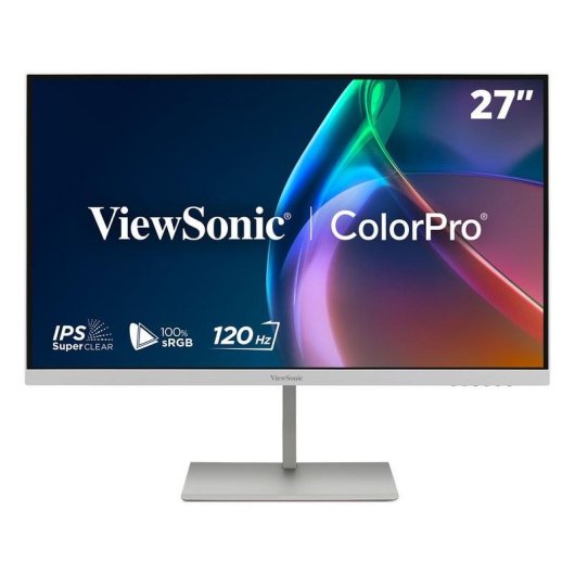 Écran PC ViewSonic VP2766-2K-W 27" QHD 120Hz IPS HDR10 Blanc Hauteur réglable