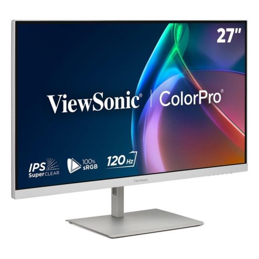 Écran PC ViewSonic VP2766-2K-W 27" QHD 120Hz IPS HDR10 Blanc Hauteur réglable