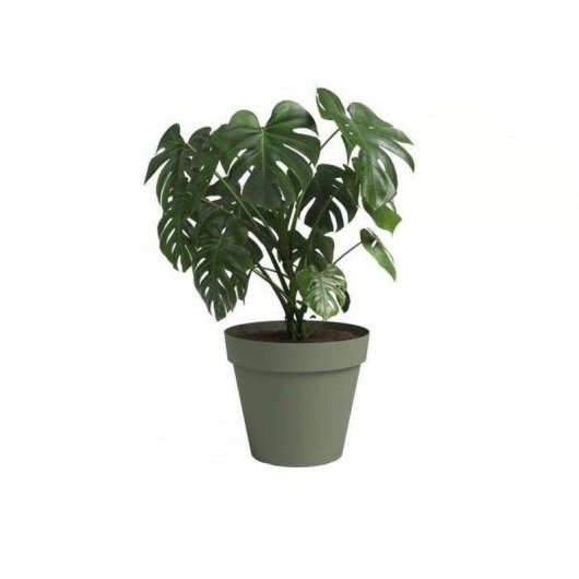 Jardinière Capri Artevasi 40 cm Vert Gris Mat Extérieur