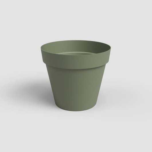 Jardinière Capri Artevasi 40 cm Vert Gris Mat Extérieur