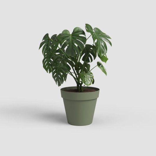 Jardinière Capri Artevasi 40 cm Vert Gris Mat Extérieur