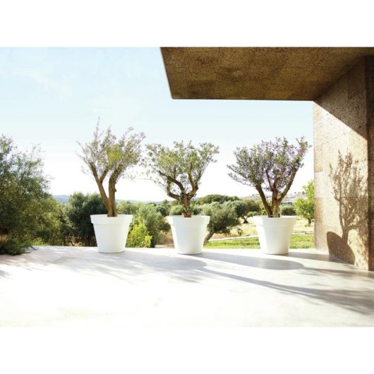 Jardinière Capri Artevasi 40 cm Vert Gris Mat Extérieur