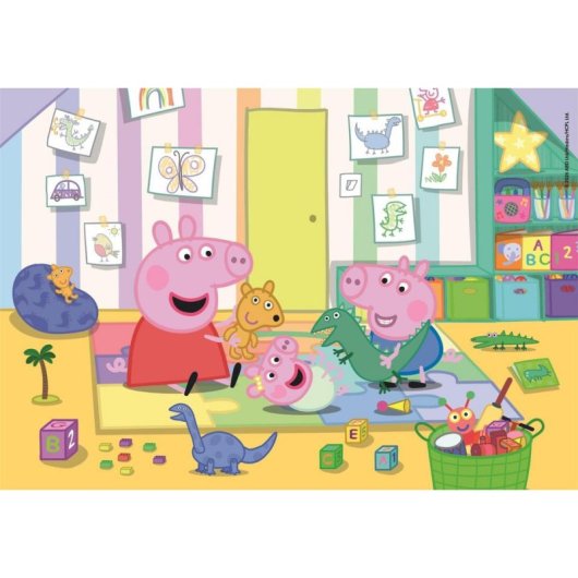 Puzzle Clementoni Peppa Pig 2x20 Teile Bunte Szenen