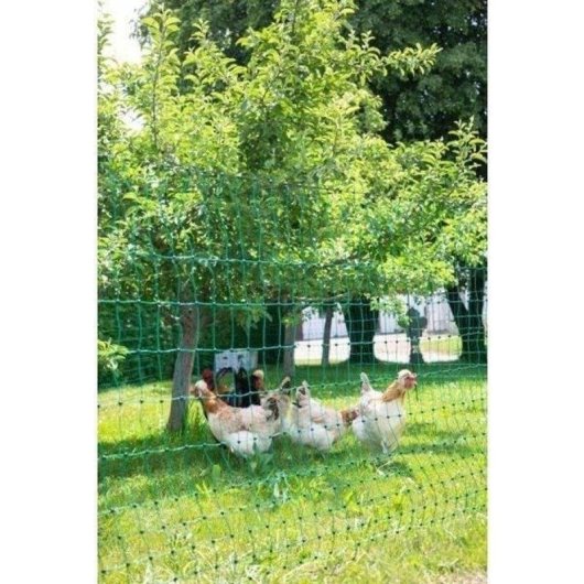 Malla de proteção para aves Kerbl 50 m x 106 cm verde não electrificável