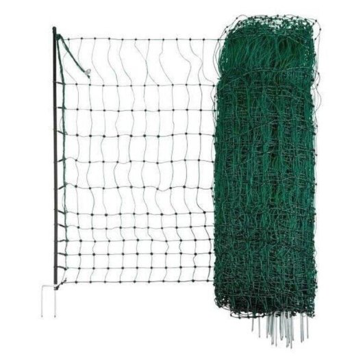Malla de proteção para aves Kerbl 50 m x 106 cm verde não electrificável