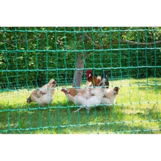 Malla de proteção para aves Kerbl 50 m x 106 cm verde não electrificável