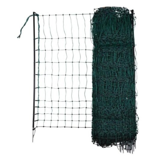 Malla de proteção para aves Kerbl 50 m x 106 cm verde não electrificável