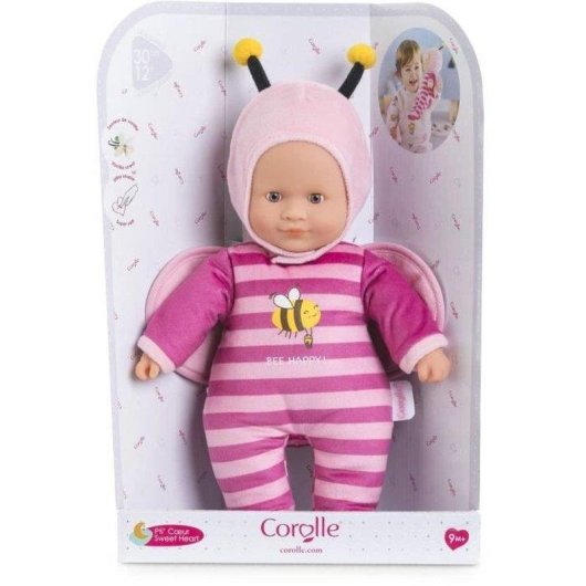 Weiche Puppe Corolle Pti'Cœur Abeille 30cm Vanilleduft