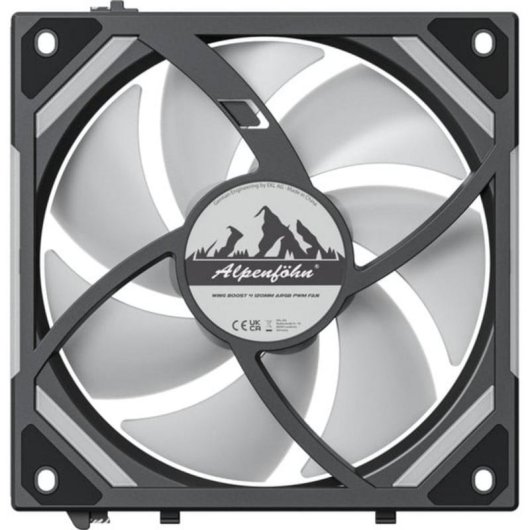 Refrigeración aire Alpenföhn RGB 120 mm WingBoost 4 ARGB PWM 1800 rpm