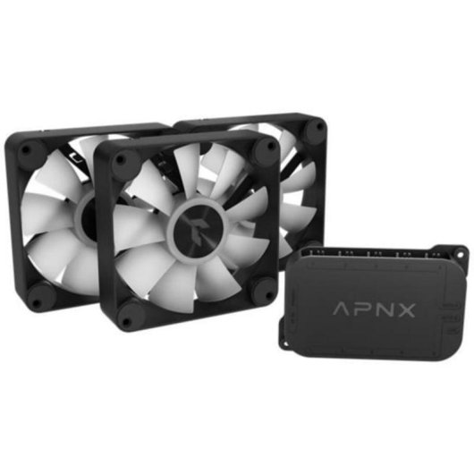 Raffreddamento Aria APNX Ventola Case RGB PWM 120 mm Kit 3 Pezzi