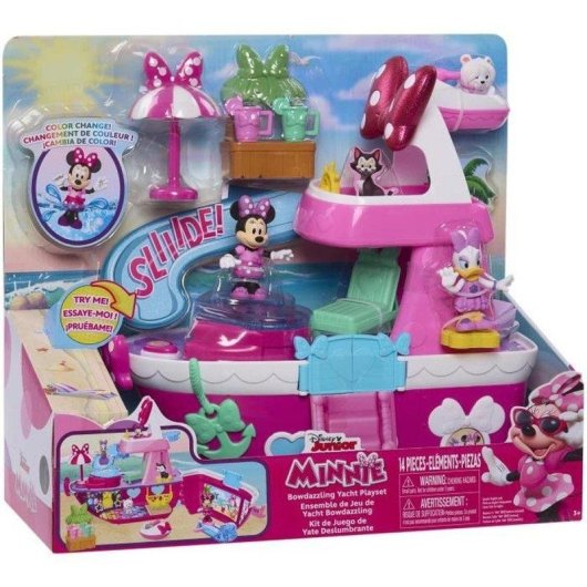 Set de juego interactivo Disney Minnie Mouse Yate con Iluminación y Sonido