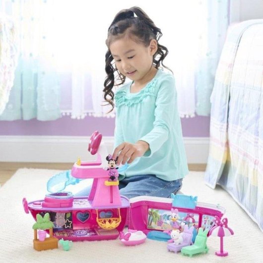 Set de juego interactivo Disney Minnie Mouse Yate con Iluminación y Sonido