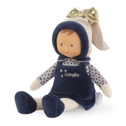 Pata de apego Corolle Miss Marine 25 cm aromatizada a baunilha com etiqueta personalizável