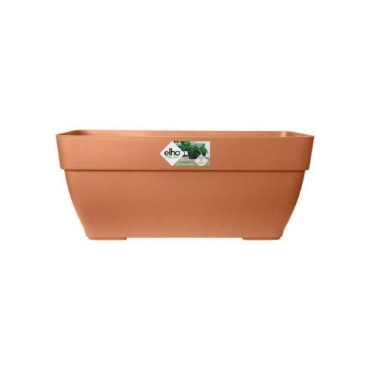 Bac à fleurs rectangulaire extérieur ELHO Vibia Campana marron 77x35x33 cm 63 L