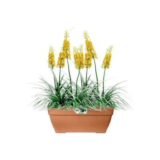 Bac à fleurs rectangulaire extérieur ELHO Vibia Campana marron 77x35x33 cm 63 L