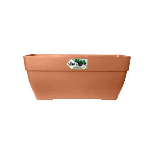 Bac à fleurs rectangulaire extérieur ELHO Vibia Campana marron 77x35x33 cm 63 L