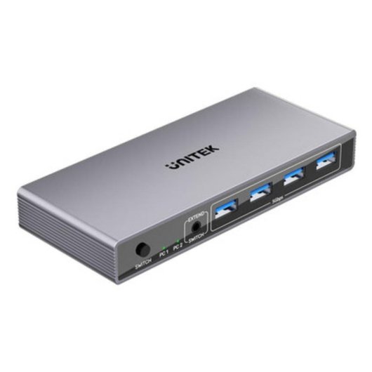 KVM-Switch Unitek V1310AGY01-EU 2 Computer 4K Ultra HD DisplayPort