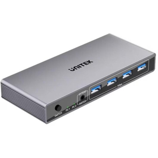 KVM-Switch Unitek V1310AGY01-EU 2 Computer 4K Ultra HD DisplayPort