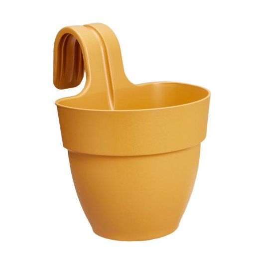 Jardinera Elho Vibia Campana Easy Hanger Petite 2,8 L Jaune Mat