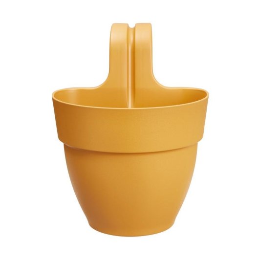 Jardinera Elho Vibia Campana Easy Hanger Petite 2,8 L Jaune Mat
