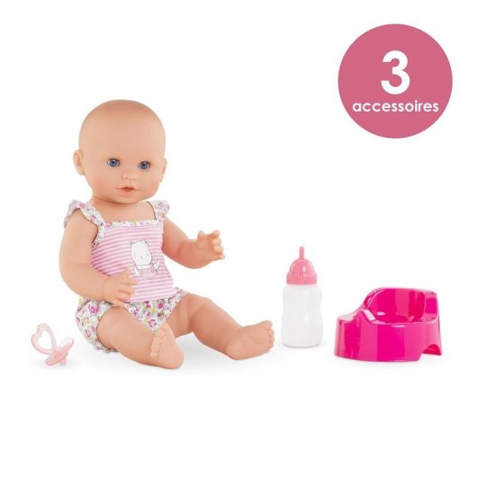 Bambola Corolle Mon Grand Poupon Emma Fait Pipi Interattiva 36 cm