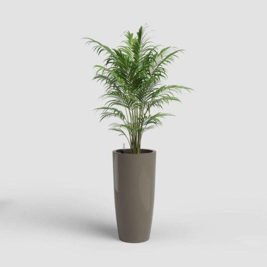 Jardinière Artevasi Santorini SWS 65 Br Taupe Brillante Autonome Ø33x65cm