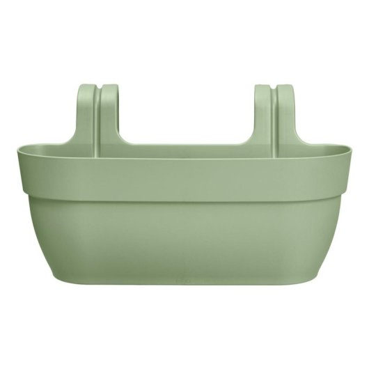 Maceta para balcón Elho Vibia Campana Easy Hanger Large Verde 7,5 L