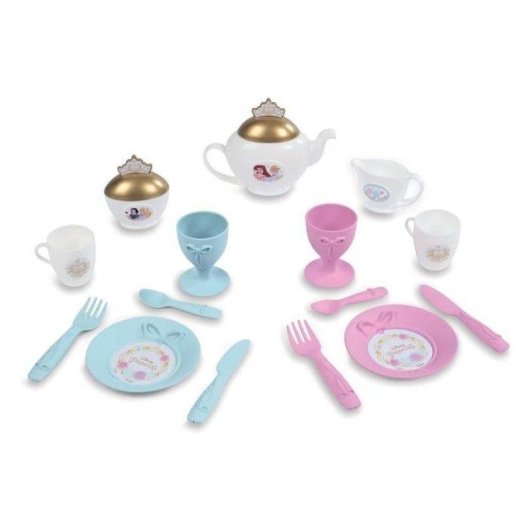 Carrello da gioco Smoby Desserte XL Disney Princess rosa con 17 accessori