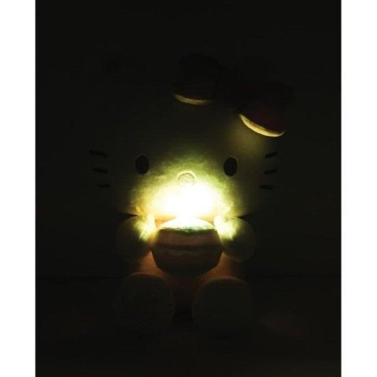 Peluche interactif Jemini Hello Kitty 26 cm avec capteur de cœur, bougie et musique d'anniversaire