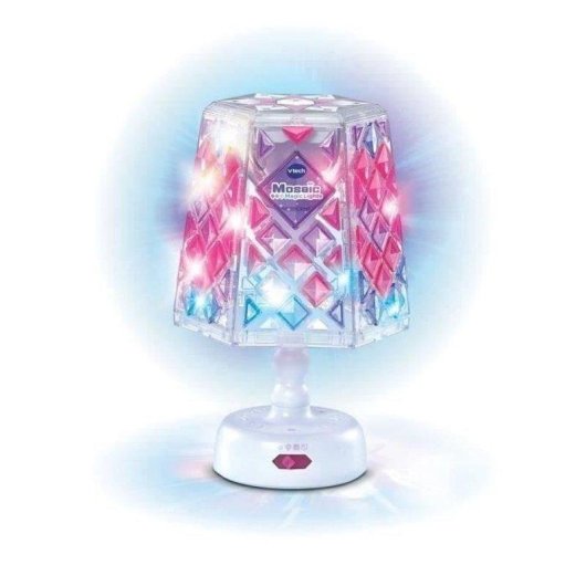 Lámpara VTech Mosaic Magic Lights Decorativa Musical Personalizable con Mosaicos 124 Piezas Multicolor