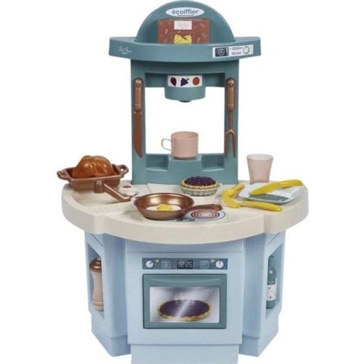 Cucina da gioco Ecoiffier Ma 1ère Cuisine Vert Azur 18 accessori