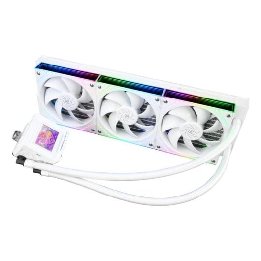 Refrigeration Liquide Thermalright Frozen Warframe 360 3 Ventilateurs ARGB Blanc