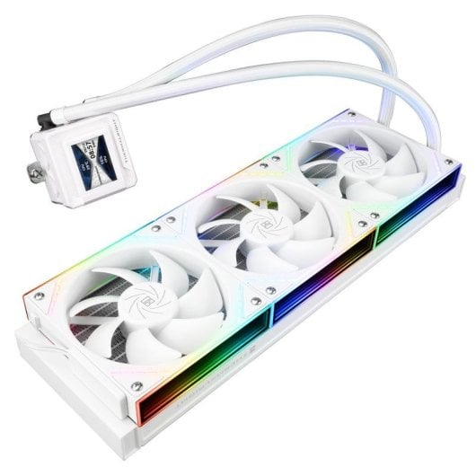 Refrigeration Liquide Thermalright Frozen Warframe 360 3 Ventilateurs ARGB Blanc