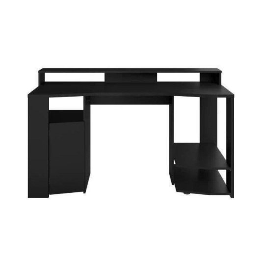 Scrivania Gaming Parisot 152cm Pannelli Truciolari Nero LED Telecomando