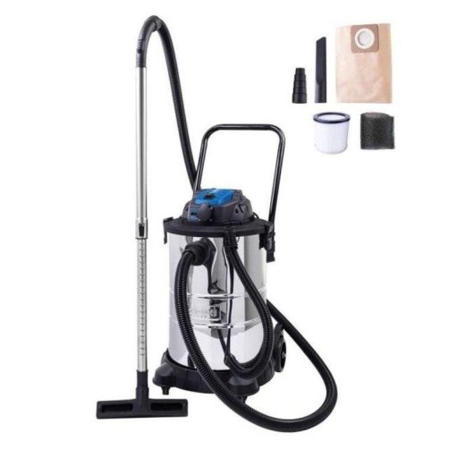 Aspirador industrial Scheppach VC50 1400W 50L Seco y Húmedo con Soplador