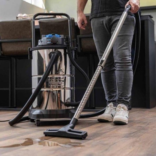 Aspirador industrial Scheppach VC50 1400W 50L Seco y Húmedo con Soplador