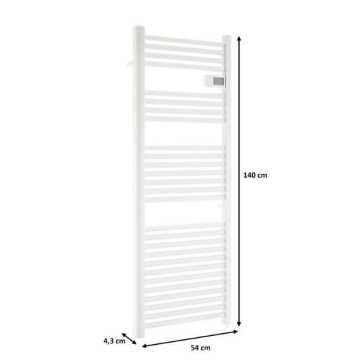 Sèche-serviettes Électrique Oceanic 700W 27 Barres Protection IP24