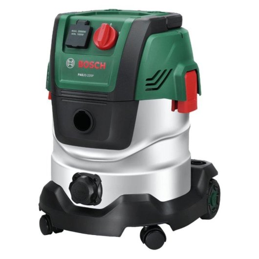 Aspirador seco y mojado Bosch PAS20-220P 1200W 20L acero inoxidable