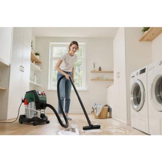 Aspirador seco y mojado Bosch PAS20-220P 1200W 20L acero inoxidable